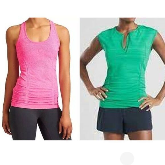 Athleta Athletic Yoga Tops | Set of 2 - Picture 1 of 8